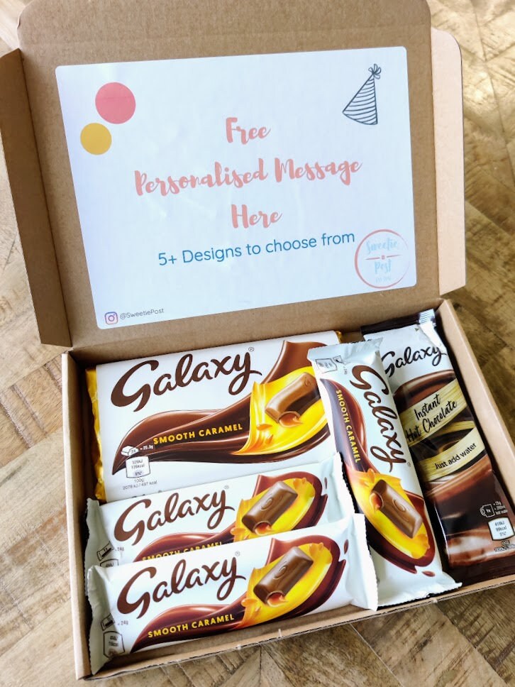 Galaxy Chocolate Gift Box Handmade Galaxy Chocolate Etsy UK