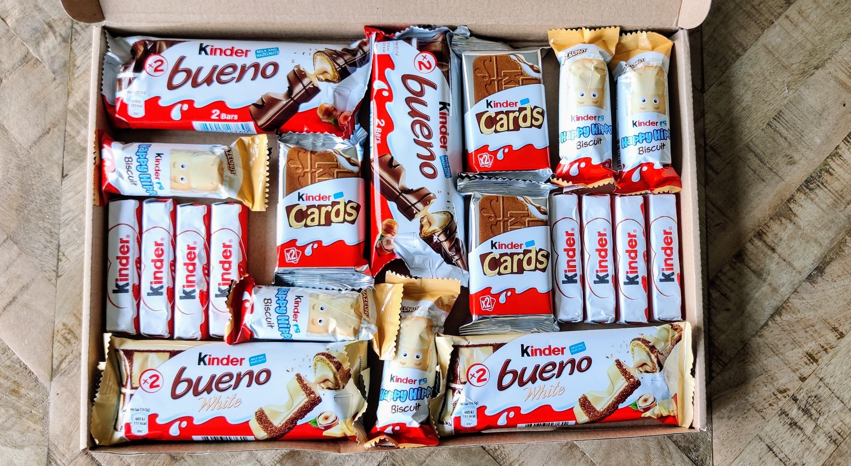 Kinder Chocolate Box for Her for Him Kinder Bueno January Birthday