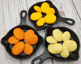 Baked potato slice, roasted sweet potato play food / felt food, pretend play kids kitchen, stuffed  plush cooking toys, artificial dinner