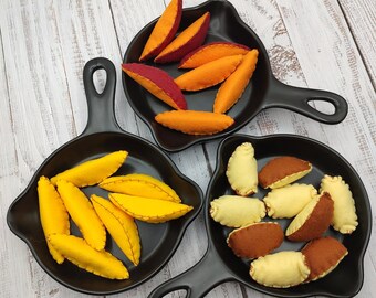 Cuarto de patata asada, boniato horneado, comida de juguete/comida de fieltro, cocinita de juguete para niños, juguetes de cocina de peluche, cena artificial