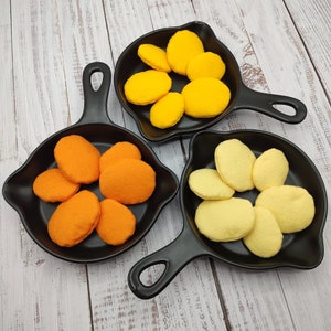 Ofenkartoffelscheibe, geröstete Süsskartoffel Spielfutter / Filzfutter, Rollenspielküche, Kochspielzeug aus Plüsch, künstliches Abendessen