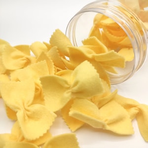Pasta beige farfalle, bow tie  play food (felt food, pretend play kids kitchen, plush toy, cooking toys, fake food, farmers market for baby)