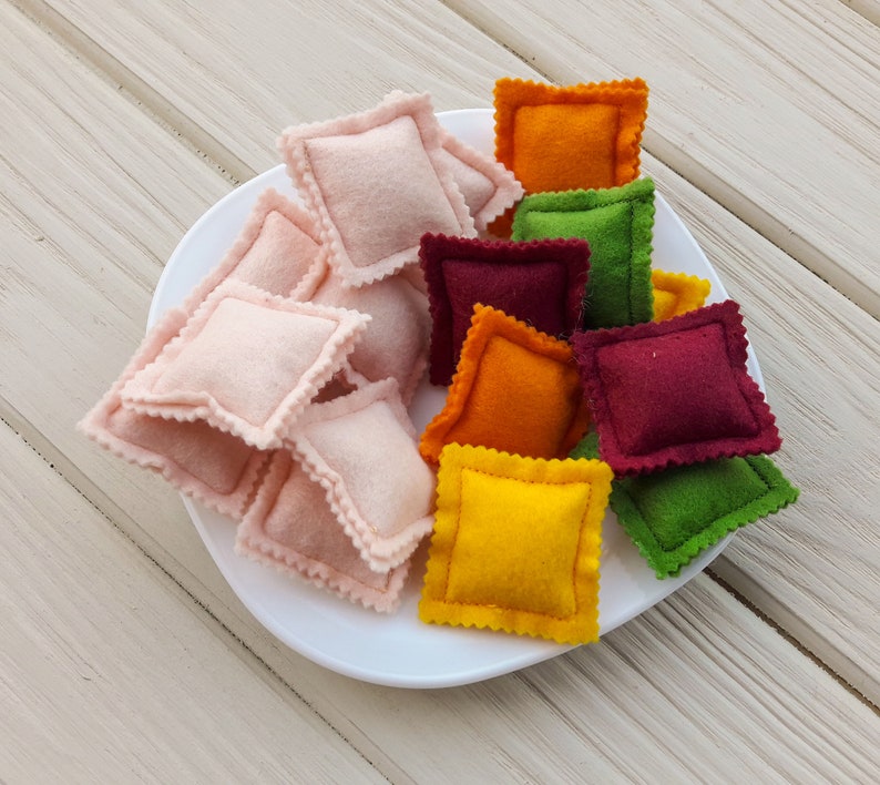 Pasta set play food felt food play kitchen plush toy photo Etsy