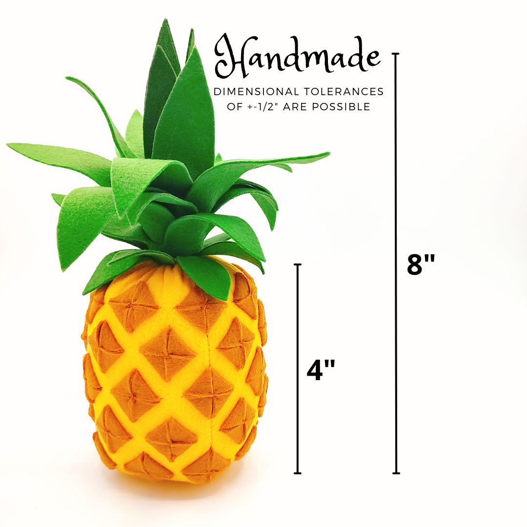 パイナップルフェルト（ごっこ遊びの食べ物、果物や野菜、子供用