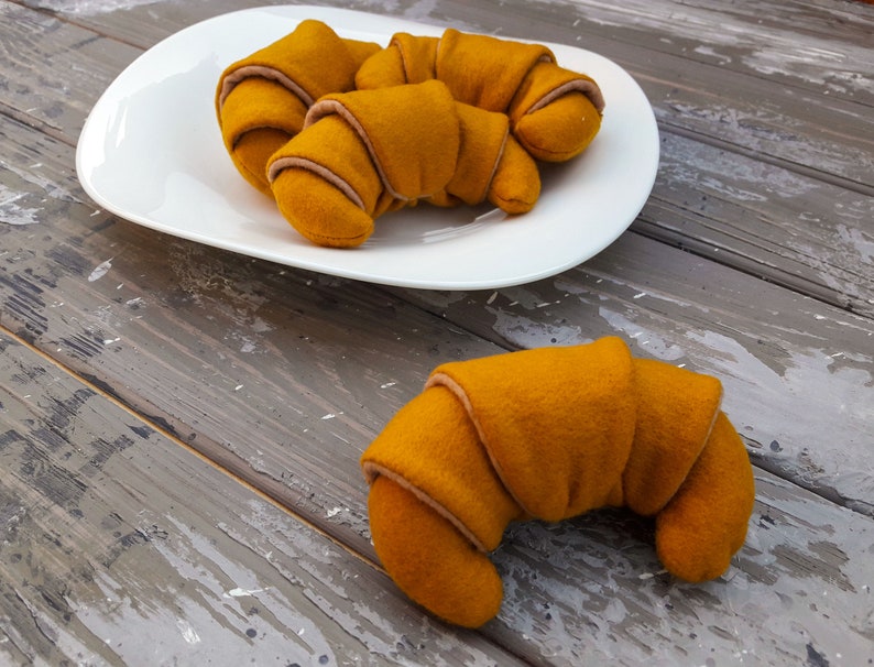 Croissant felt bakeryPretend felt Food Felt Fruit Farmers Etsy
