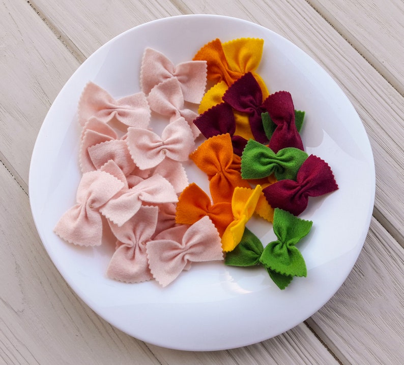 Pasta set play food felt food play kitchen plush toy photo Etsy