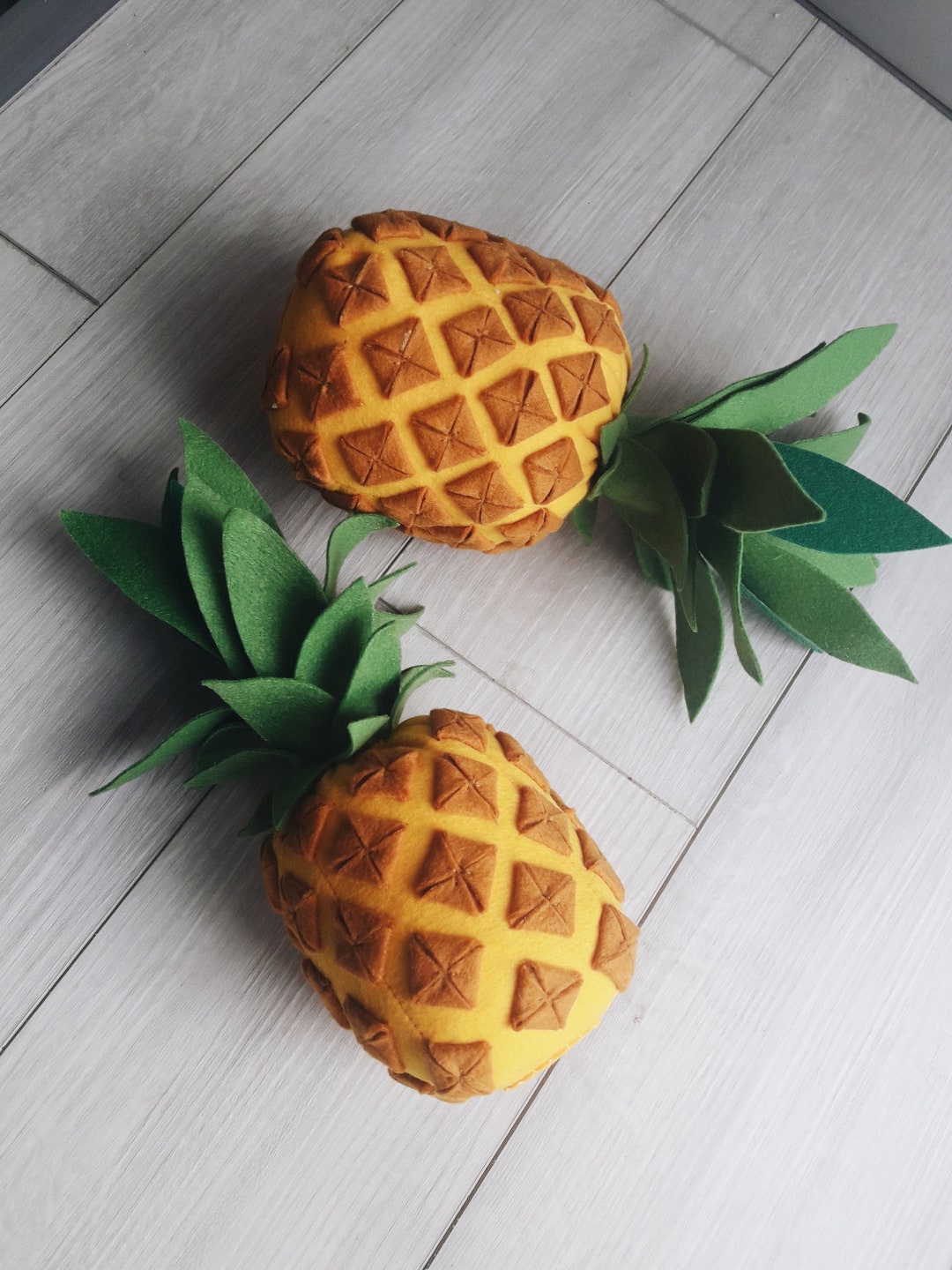 パイナップルフェルト（ごっこ遊びの食べ物、果物や野菜、子供用