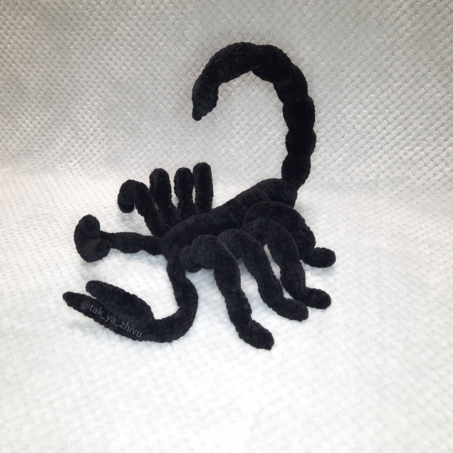 Scorpio toy real 14 inches realistic crochet scorpion plush | Etsy