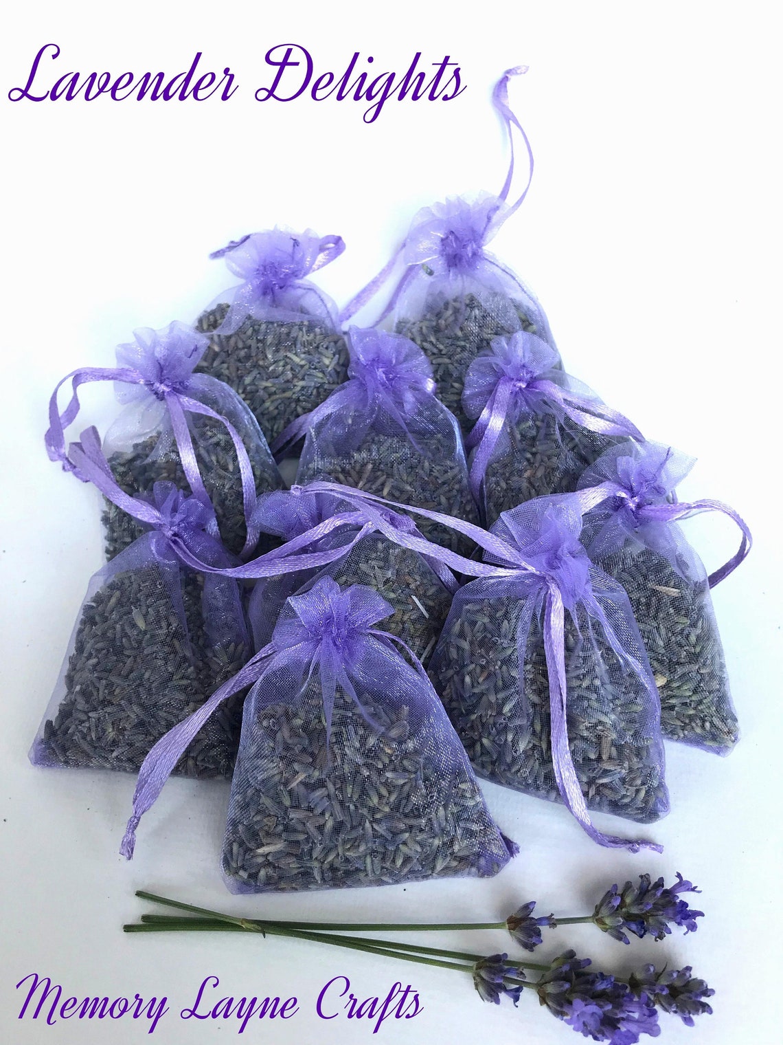 10 Lavender Bags filled with Organic Provence Lavender Etsy