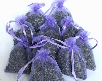 10 Lavender Bags filled with  Provence Lavender