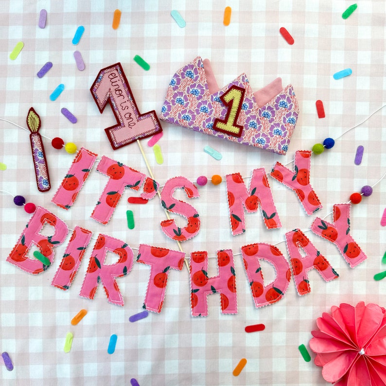 Reusable Fabric Birthday Candle Cake Topper, Flameless Candle, Reusable