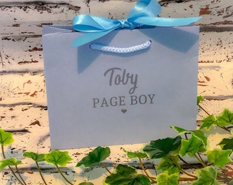 personalised page boy gifts
