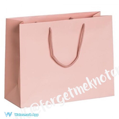 Rose Blush Boutique Bags Diy Bride Plain Gift Bag Medium Etsy UK