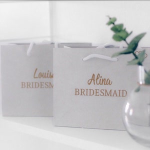 Bridesmaid Gift Bag, Medium Wedding Gift Bags, Mother of the Bride Gift Bag, Bridal Party Gift Bag, Luxury Gift Bags