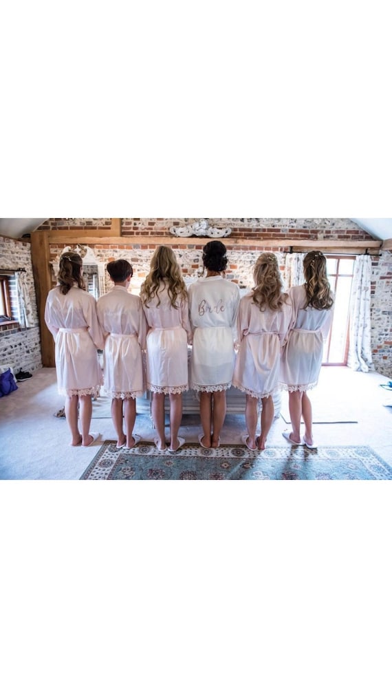 etsy bridesmaid dressing gowns