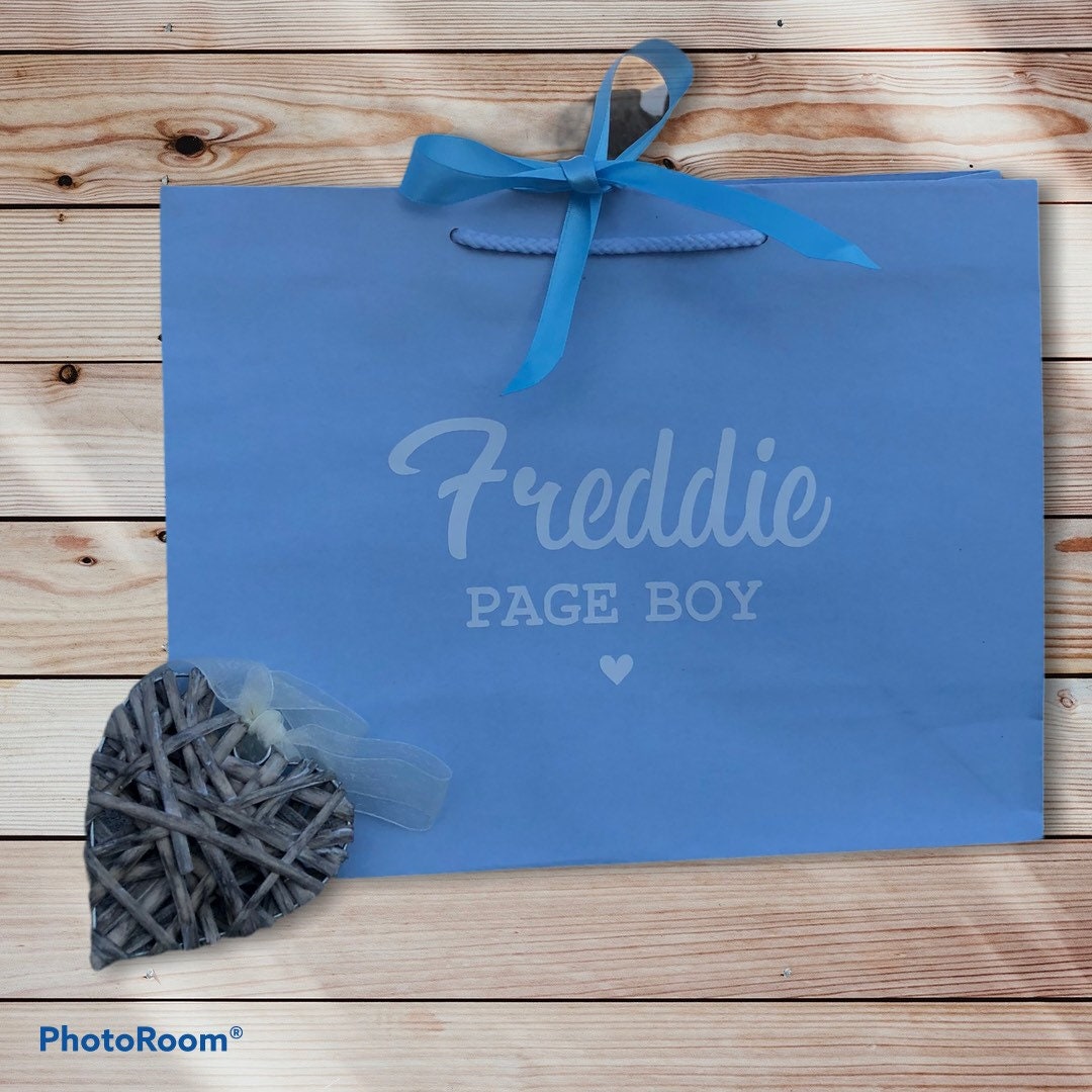 Personalised Pink Flower Girl Gift Bags Wedding Party Flower Etsy UK