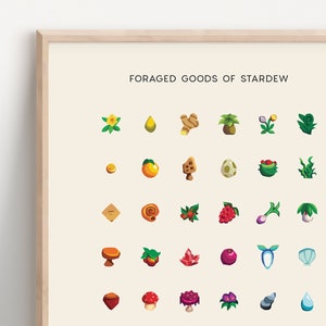 Stardew Valley-print | Minimale kunst met kleurovergang | Gezellige gamer | Geïnspireerd op videogames | Gameposter