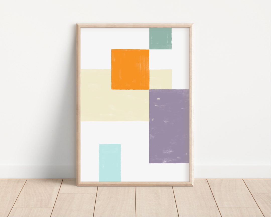 COLOR BLOCK 1 | Poster Print | Wall Decor | Minimalist Art | Modern ...