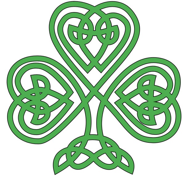 Celtic Shamrock SVG DIGITAL File