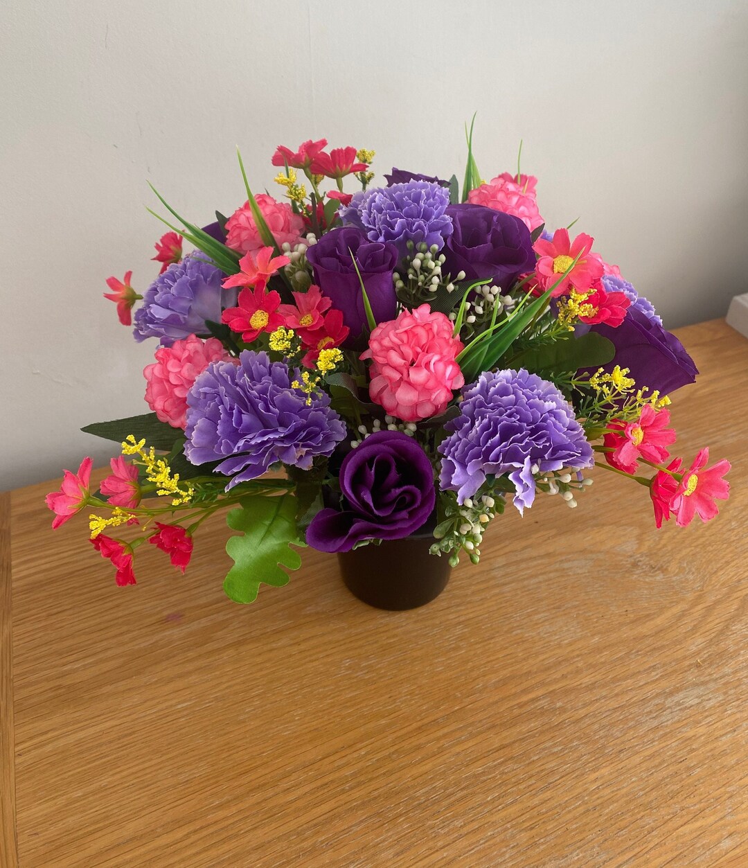 Artificial Flower Graveside Tribute Flower Arrangement Etsy UK