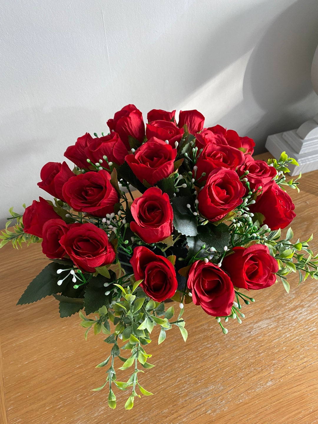 Artificial Flowe Graveside Arrangement Flower Display Memorial Tribute