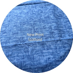 Ear Piercing Pillow for Side Sleepers - Helix, Cartilage & Healing Piercings - Soft Donut Pillow for Ear Pain Relief, Cotton Blue Filigree