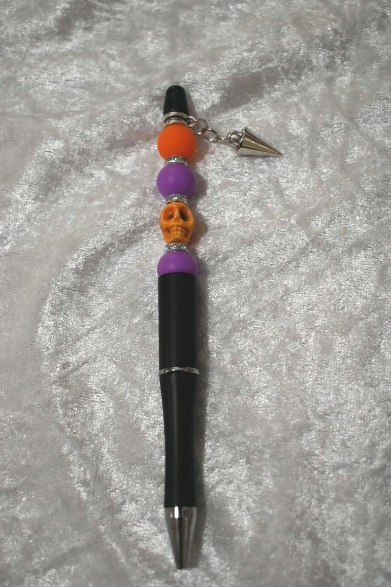 Skull Pens Pick a Color Etsy