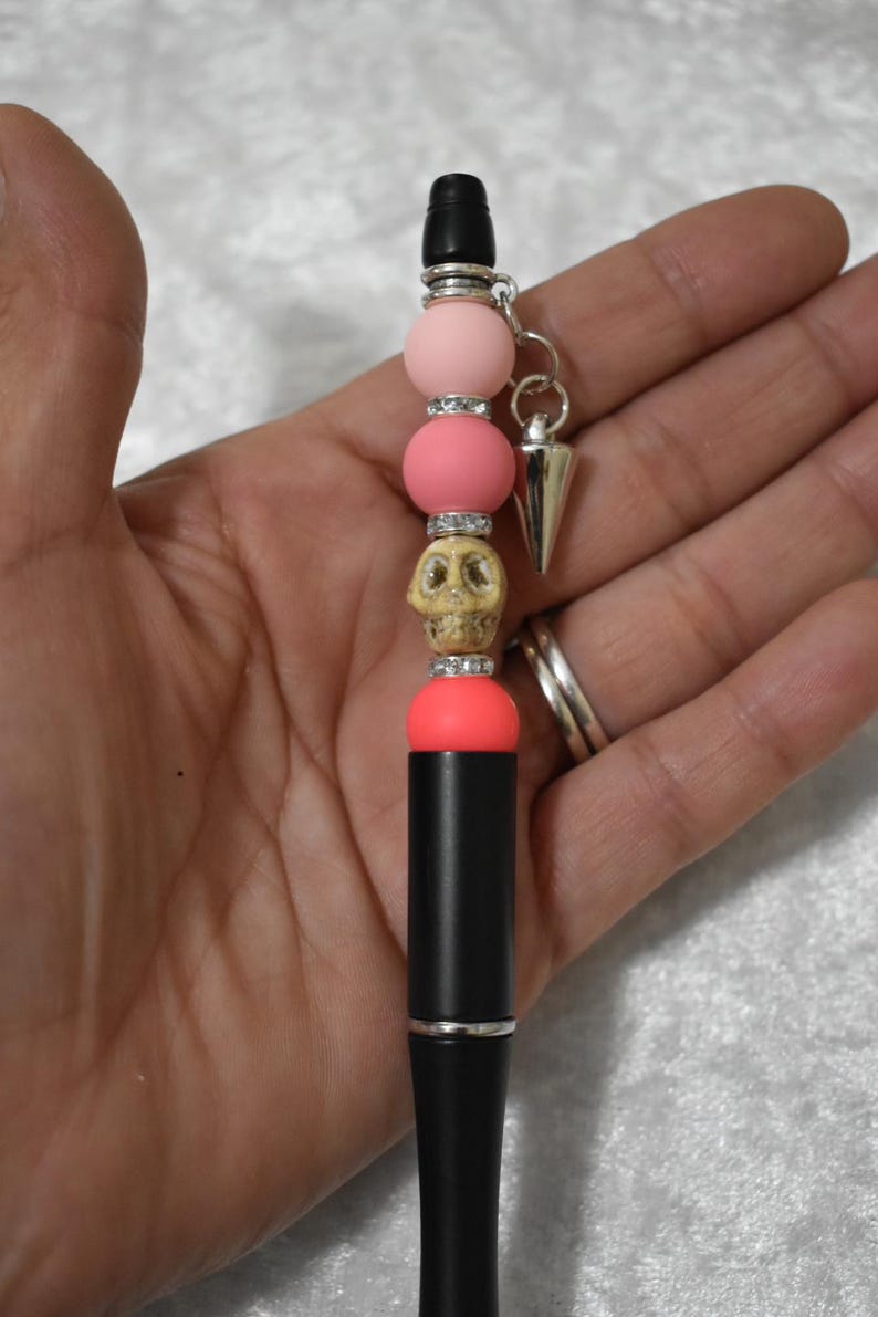 Skull Pens Pick a Color Etsy