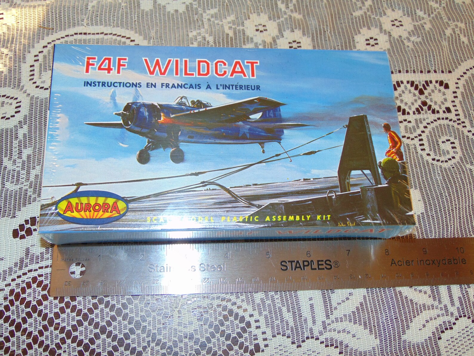 1960s Aurora Model Kit Sealed F4F Wildcat Airplane Model Etsy