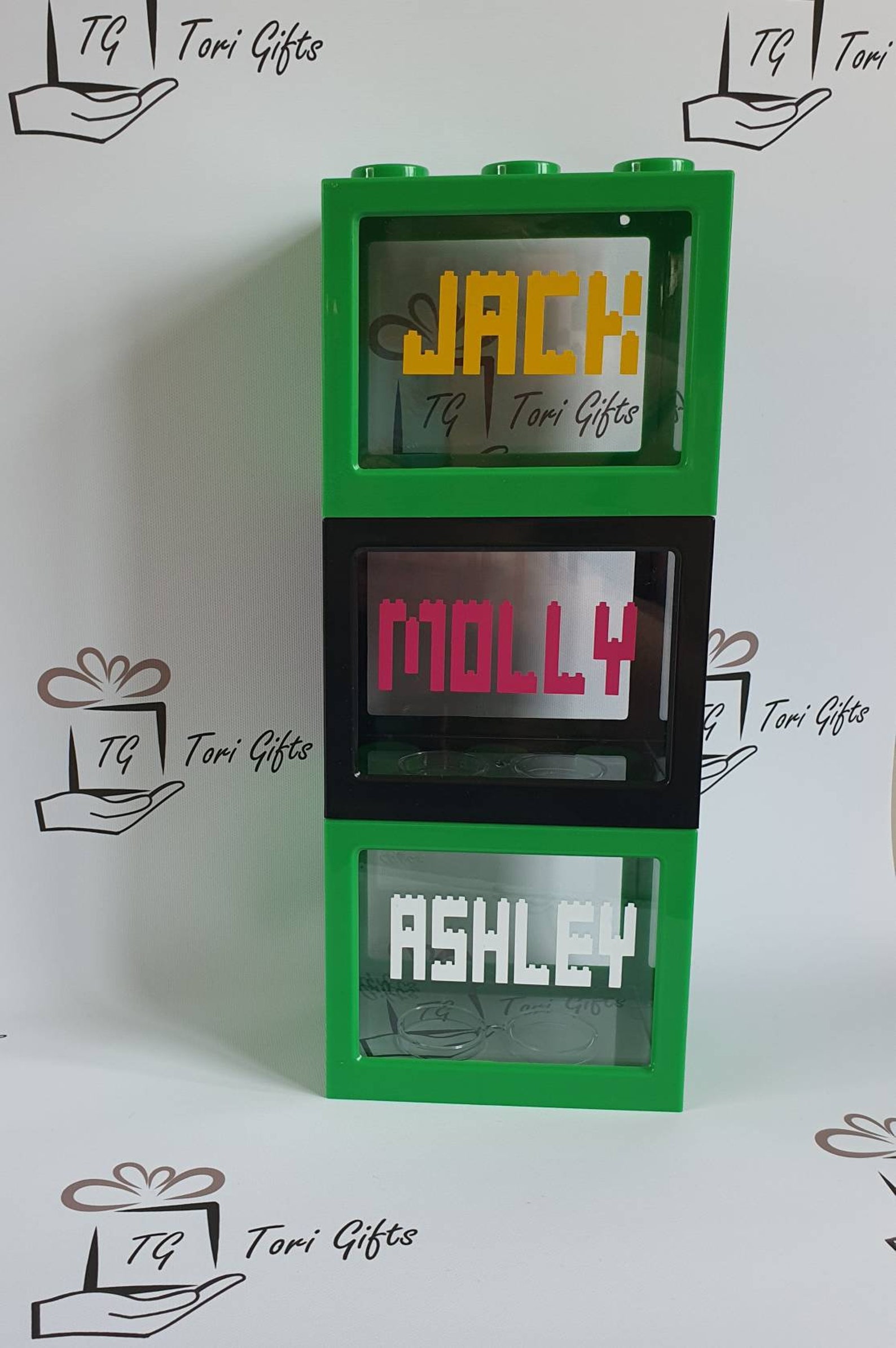 Personalised Lego Style Brick Money Box. Personalised Name. Etsy