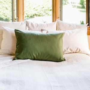 Pillow Covers - Organic Cotton- For our Kapok King/Queen/Standard size Pillows
