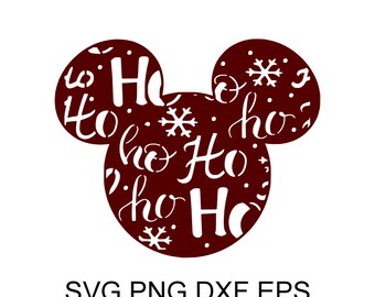 Download Mickey christmas svg | Etsy