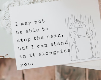 Sympathy Card: Encouragement Gift, Thinking of You