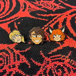 Boyfriend to Death Chibi Mini Enamel Pins (18+) - Strade Ren Hana Lawrence Oleander - BTD 2 YKMET