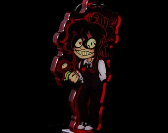 John Doe Game Chibi Keychains - Uncanny Valley Purpleverse