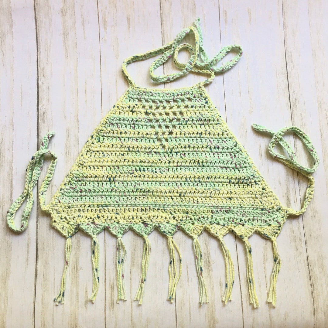 Baby Crop Top, Baby Halter Top, Halter Top, Crochet Baby Top, Toddler