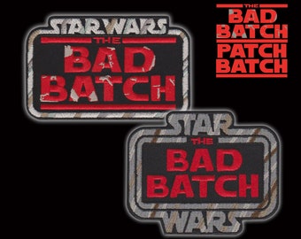 Star Wars The Bad Batch Patches: set di toppe termoadesive della collezione Vintage