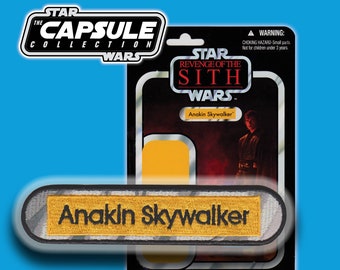 SPECIAL OFFER Star Wars The Capsule Collection Kenner Vintage style Ugnaught name capsule 4 inch iron-on 100/% embroidered patch