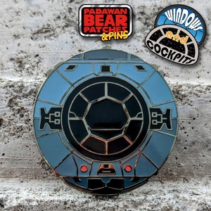 Star Wars Imperial TIE Fighter Cockpit hard enamel pin set with options