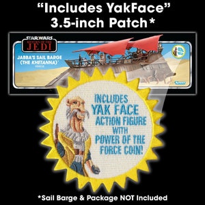 Kenner Star Wars Yak Face Embroidered Patch - Jabba&#39;s Sail Barge