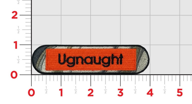 SPECIAL OFFER Star Wars The Capsule Collection Kenner Vintage style Ugnaught name capsule 4 inch iron-on 100/% embroidered patch