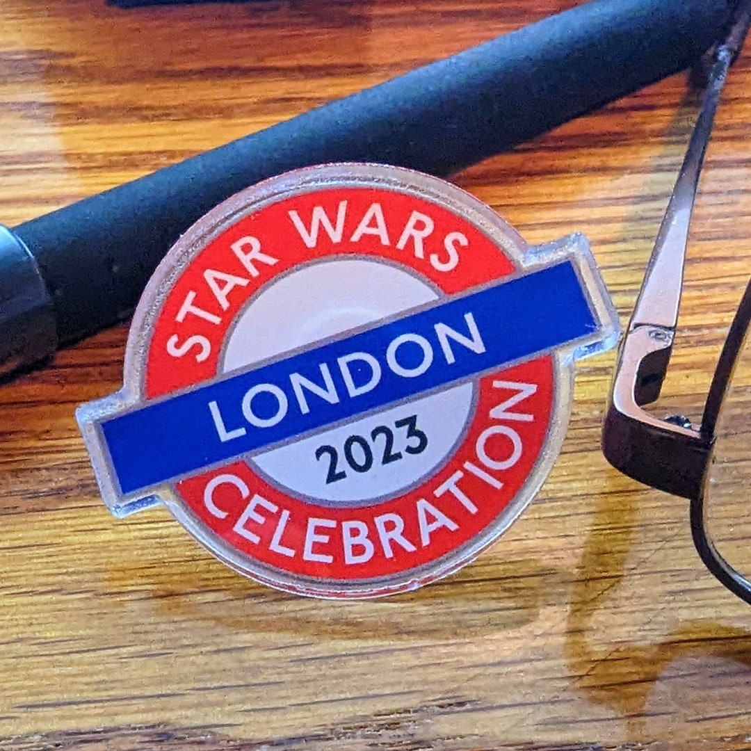 Star Wars Celebration London Europe 2023 Underground 1.5inch Acrylic