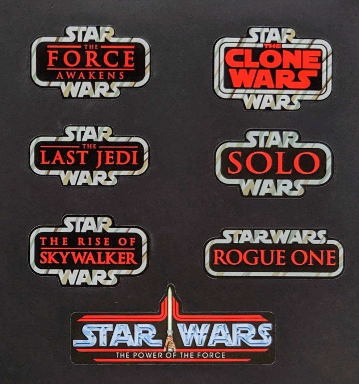 STAR WARS コレクションシール Star Wars Vintage Collection Logo Stickers - Kenner Toy & Mail