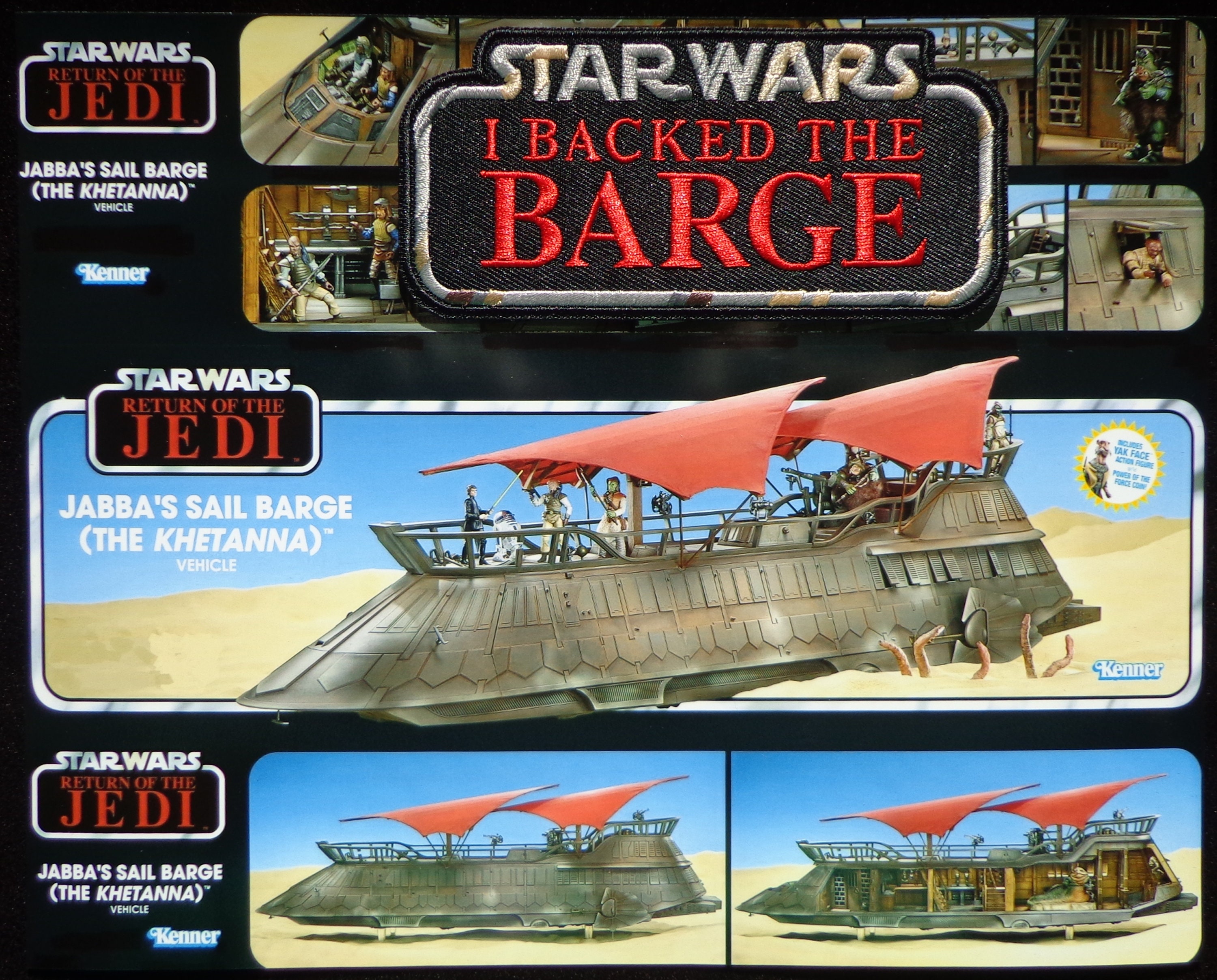 BLOWOUT SALE Kenner Hasbro Star Wars Haslab Jabba's Sail - Etsy New Zealand