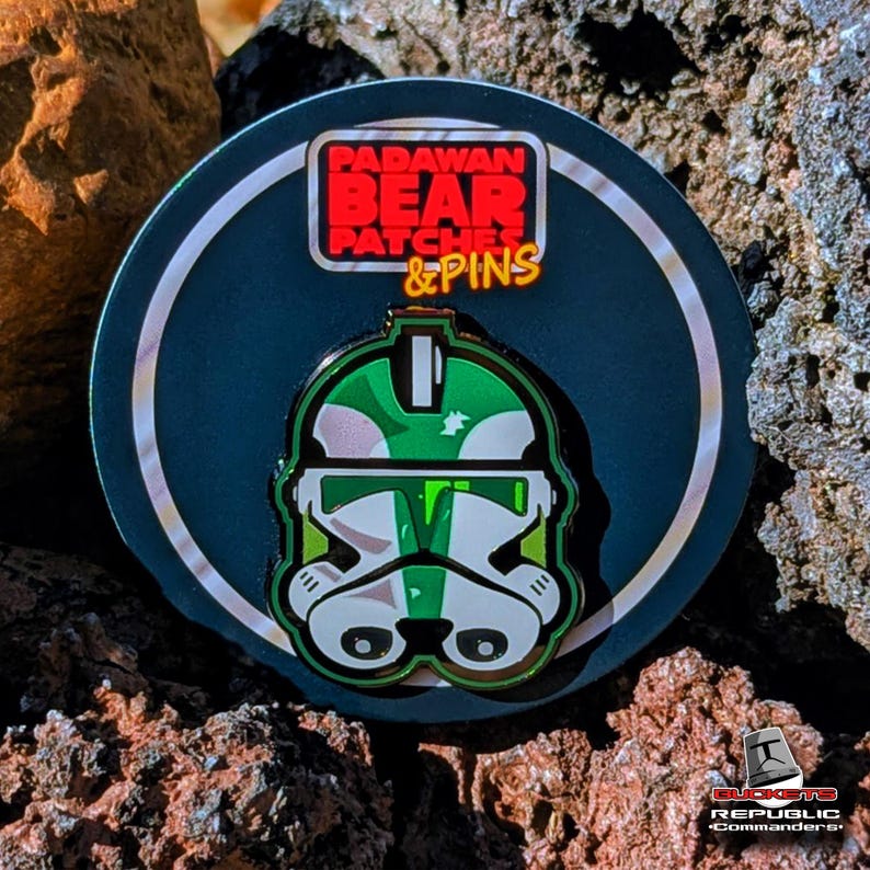 Star Wars Clone Trooper Enamel Pin Set: Phase II Commanders Cody, Rex ...