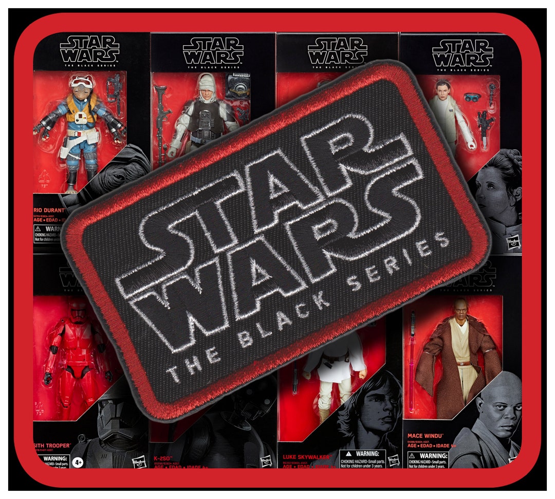 Star Wars Black Series Patch: Embroidered Metallic Thread, Red Phase ...