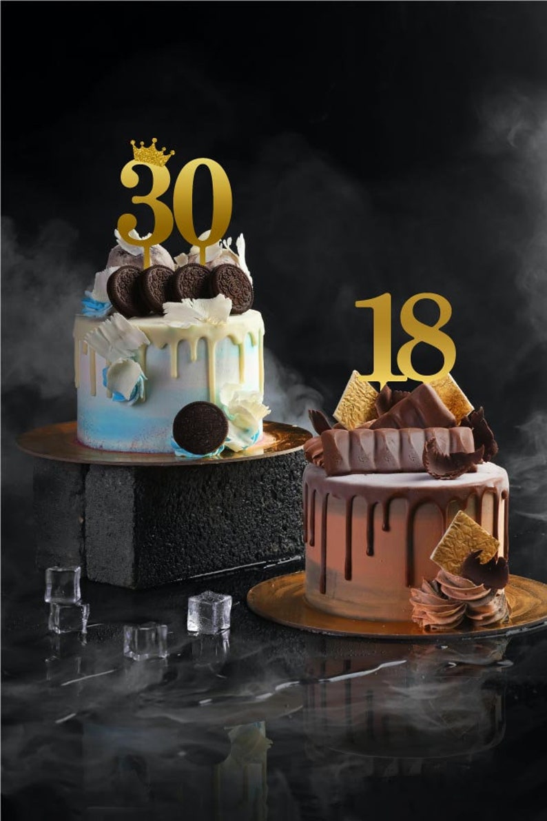 Cake Topper Numbers Birthday Cake Topper Cake Decoration - Etsy