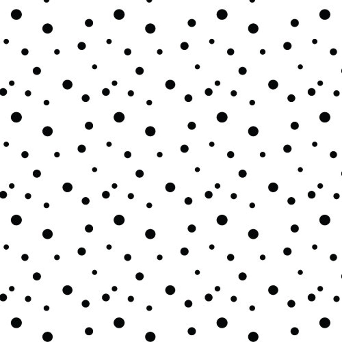 Confetti Polka Dot Black Seamless Pattern Overlay - Etsy