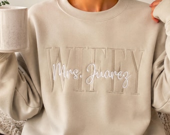 Honeymoon Sweatshirt, Future Mrs Quarter Zip, Bride Travel Outfit, Personalized Wedding Sweatshirt, Wifey Sweatshirt
