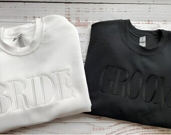CUSTOM ORDER - Wifey Sweatshirt-Wife Sweatshirt-Future Mrs Sweatshirt-Wedding Gift-Bride Sweatshirt-Embroidered Sweatshirt-